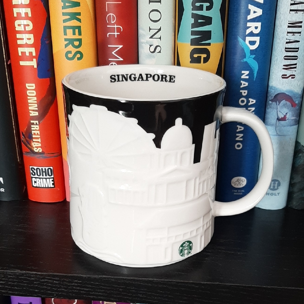 Starbucks Singapore Mug - Black and White Design